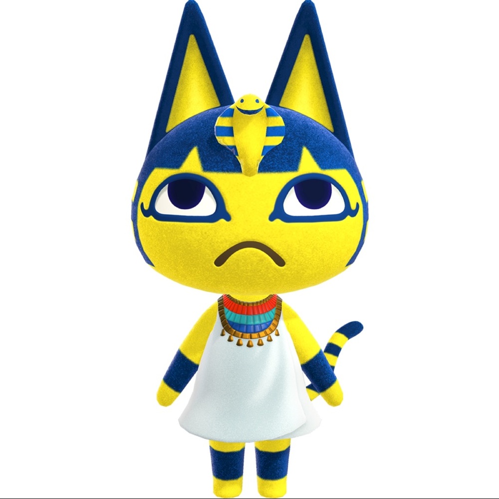 Ankha Amiibo Coin Card Animal Crossing New Horizons ACNH